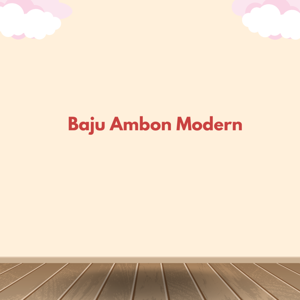 Baju Ambon Modern
